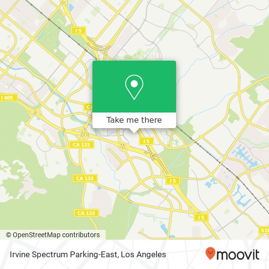 Irvine Spectrum Parking-East map