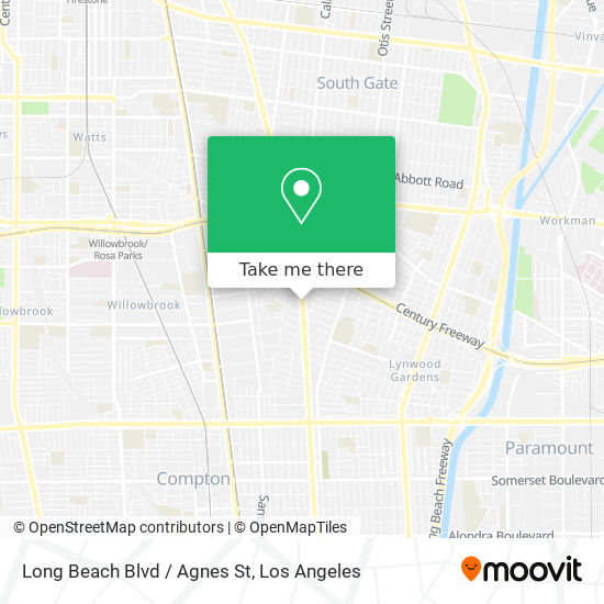 Long Beach Blvd / Agnes St map