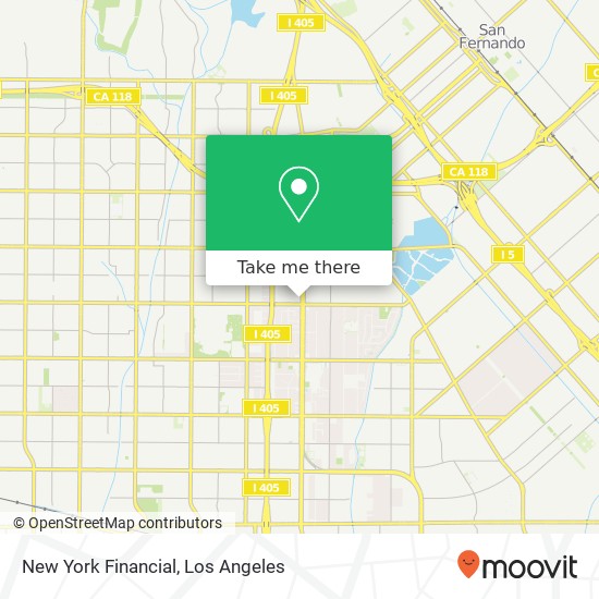New York Financial map