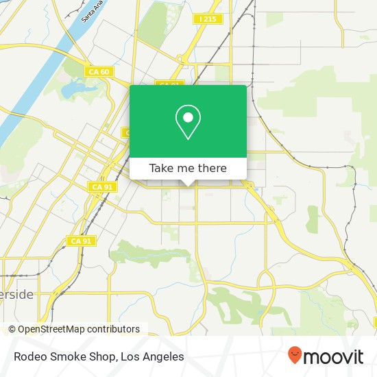 Rodeo Smoke Shop map