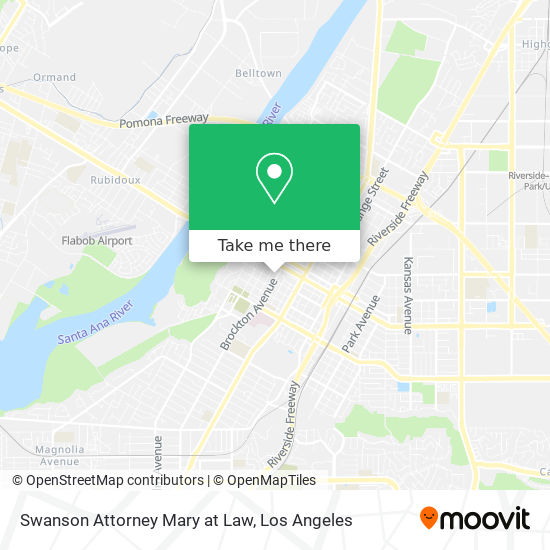Swanson Attorney Mary at Law map