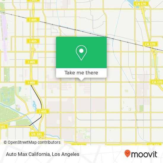 Mapa de Auto Max California