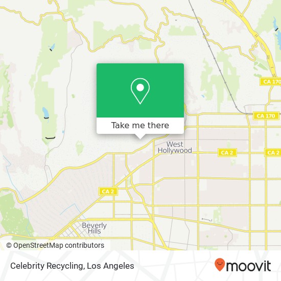 Mapa de Celebrity Recycling