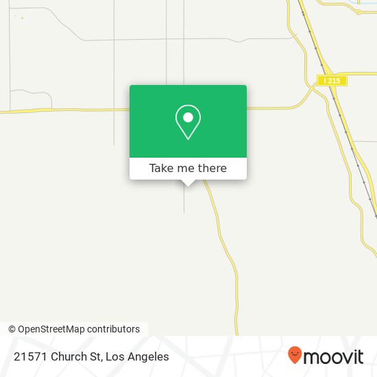 21571 Church St map