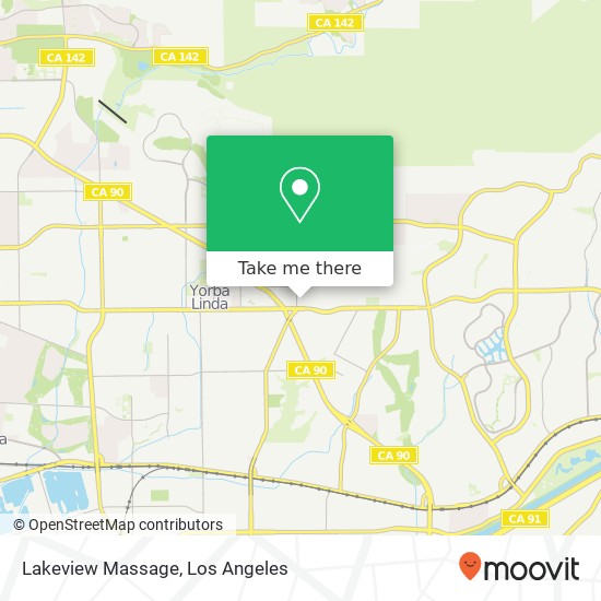 Mapa de Lakeview Massage