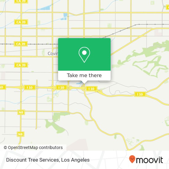 Discount Tree Services map