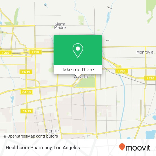 Mapa de Healthcom Pharmacy