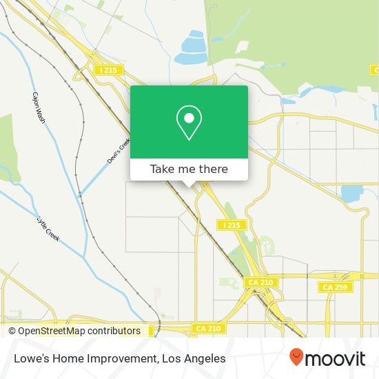 Lowe's Home Improvement map