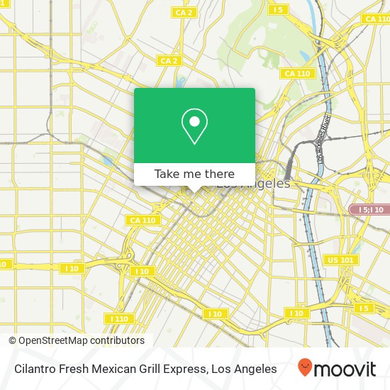 Cilantro Fresh Mexican Grill Express map