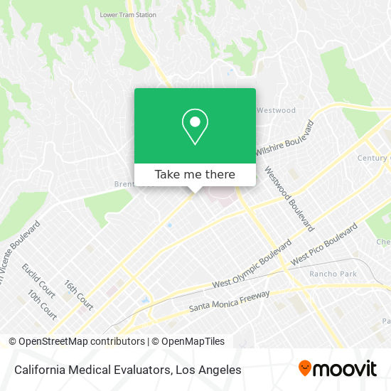 Mapa de California Medical Evaluators