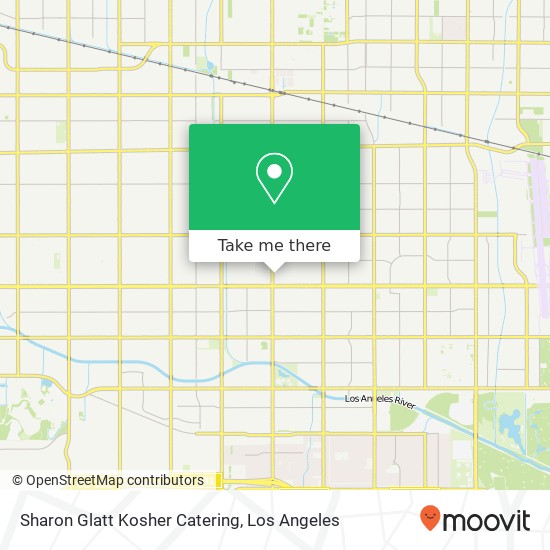 Sharon Glatt Kosher Catering map