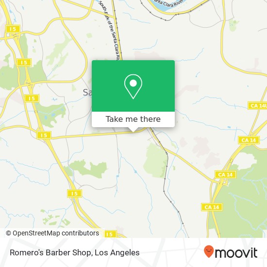 Mapa de Romero's Barber Shop