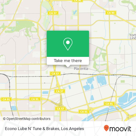 Econo Lube N' Tune & Brakes map