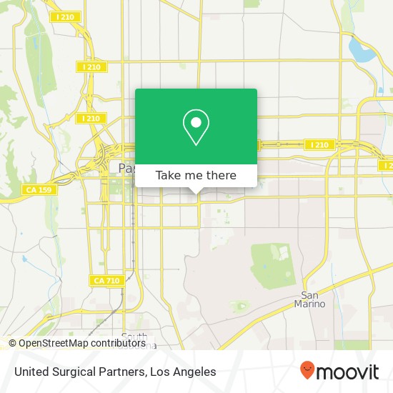 United Surgical Partners map
