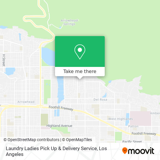 Laundry Ladies Pick Up & Delivery Service map