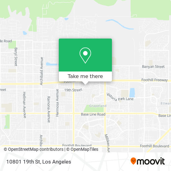 Mapa de 10801 19th St