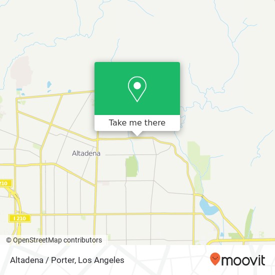 Mapa de Altadena / Porter