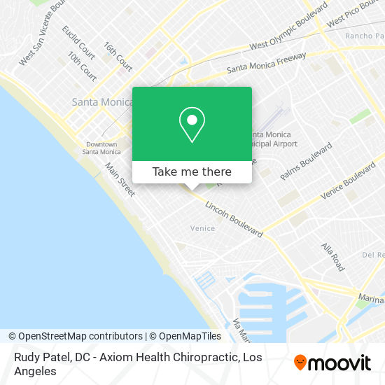 Mapa de Rudy Patel, DC - Axiom Health Chiropractic