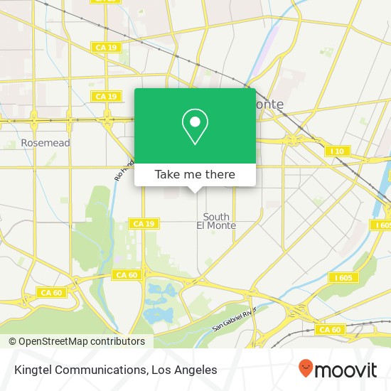 Kingtel Communications map