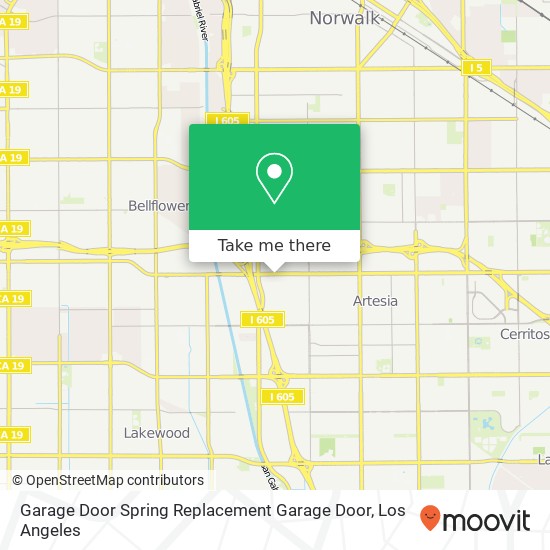 Mapa de Garage Door Spring Replacement Garage Door