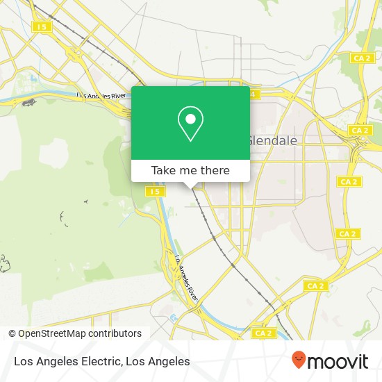 Mapa de Los Angeles Electric