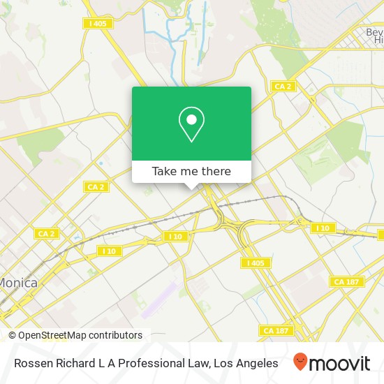 Mapa de Rossen Richard L A Professional Law