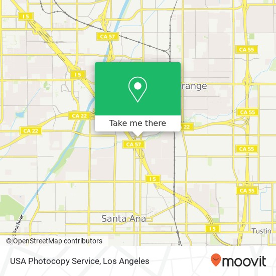 USA Photocopy Service map