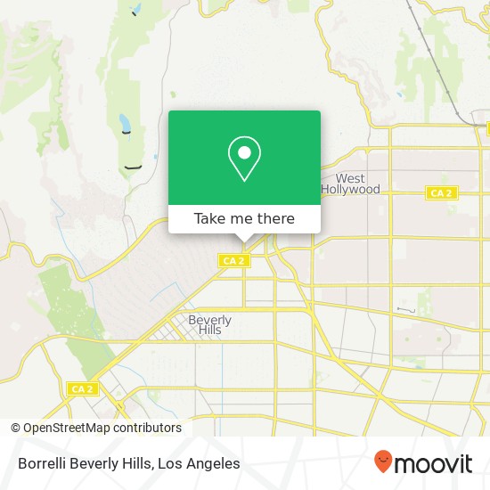 Borrelli Beverly Hills map