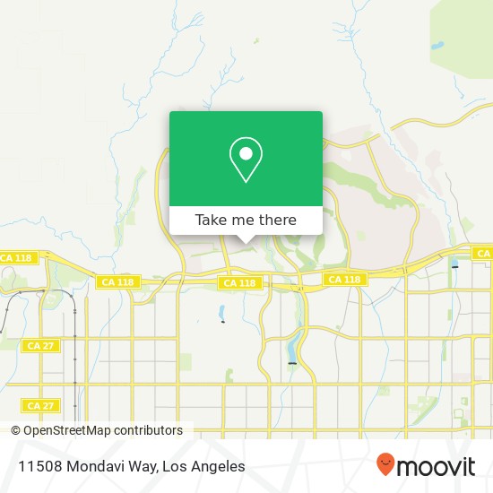 Mapa de 11508 Mondavi Way