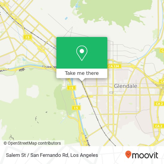 Salem St / San Fernando Rd map