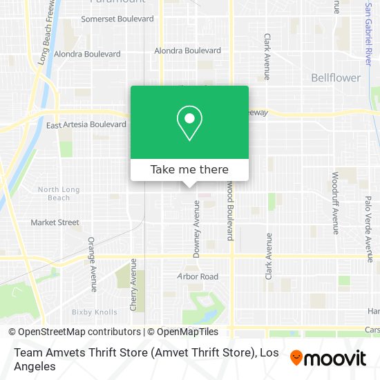 Mapa de Team Amvets Thrift Store (Amvet Thrift Store)