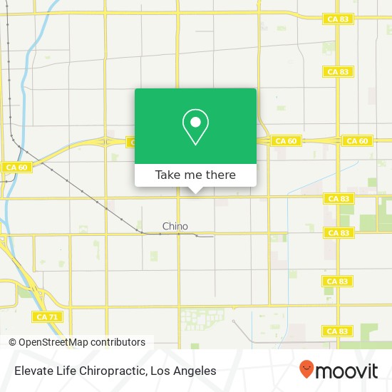 Elevate Life Chiropractic map