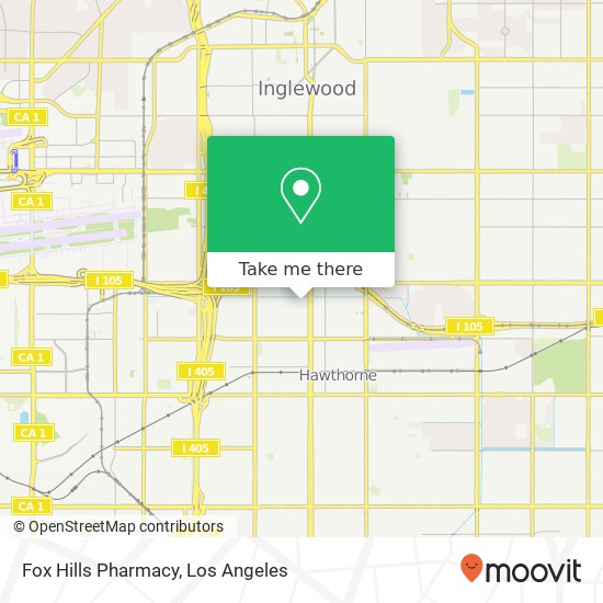 Mapa de Fox Hills Pharmacy