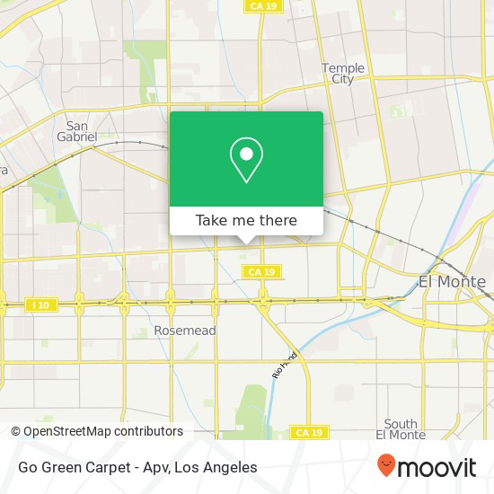 Go Green Carpet - Apv map