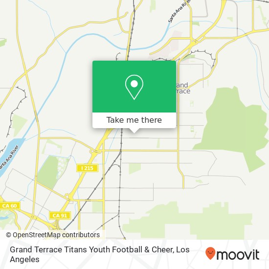 Grand Terrace Titans Youth Football & Cheer map