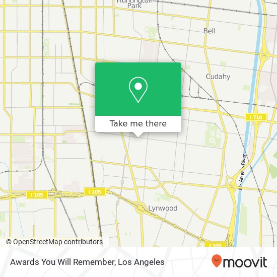 Awards You Will Remember map