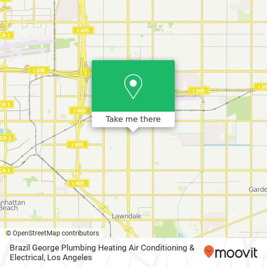 Brazil George Plumbing Heating Air Conditioning & Electrical map