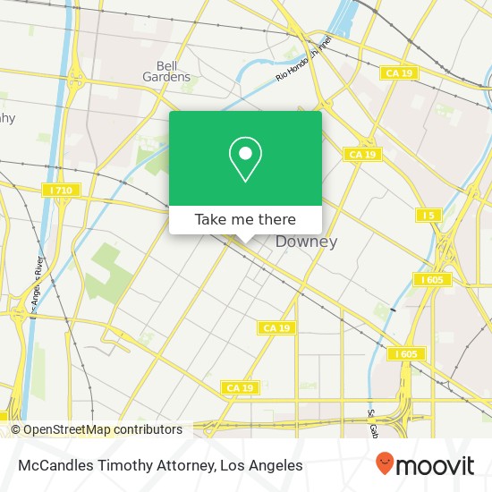 McCandles Timothy Attorney map