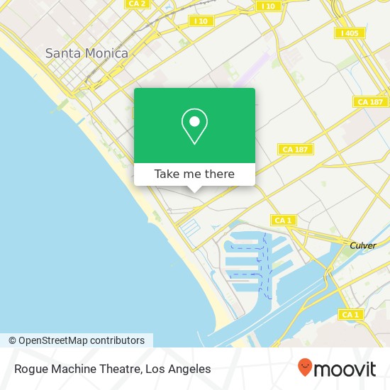 Rogue Machine Theatre map