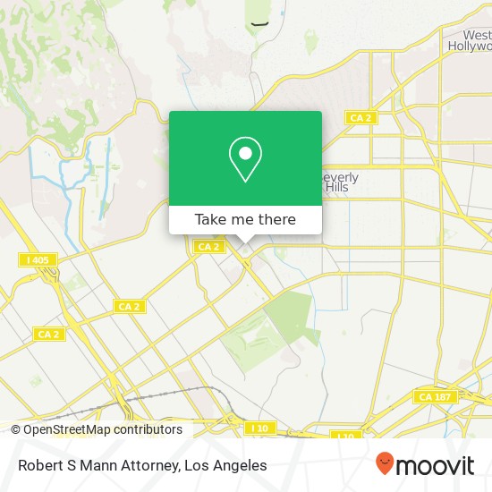 Robert S Mann Attorney map