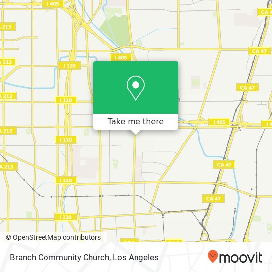 Mapa de Branch Community Church