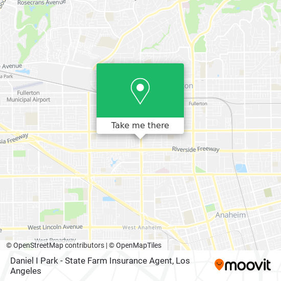 Daniel I Park - State Farm Insurance Agent map