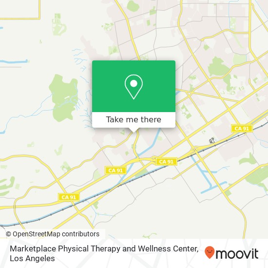 Marketplace Physical Therapy and Wellness Center map