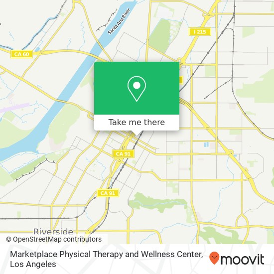 Marketplace Physical Therapy and Wellness Center map