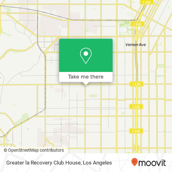 Greater la Recovery Club House map