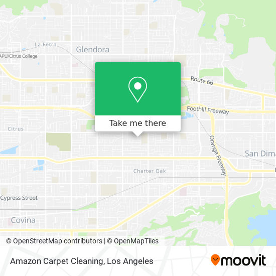 Amazon Carpet Cleaning map