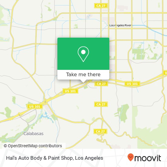 Hal's Auto Body & Paint Shop map