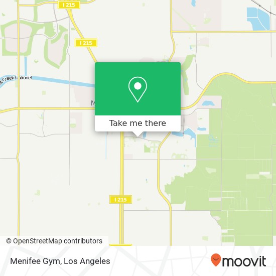 Menifee Gym map