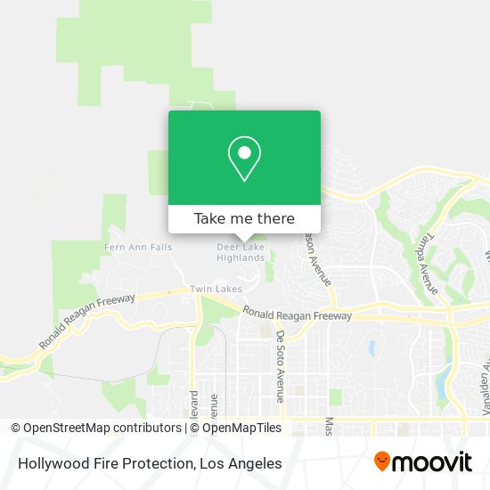 Mapa de Hollywood Fire Protection