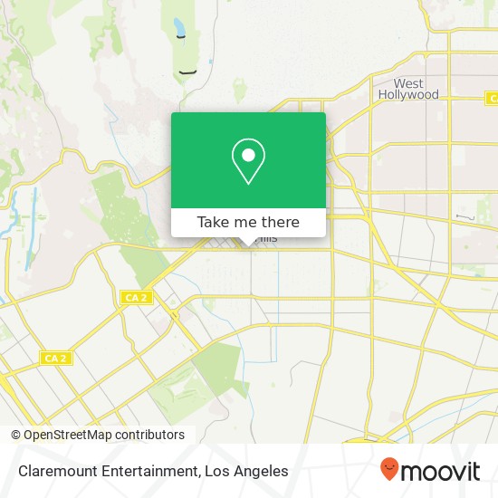 Claremount Entertainment map